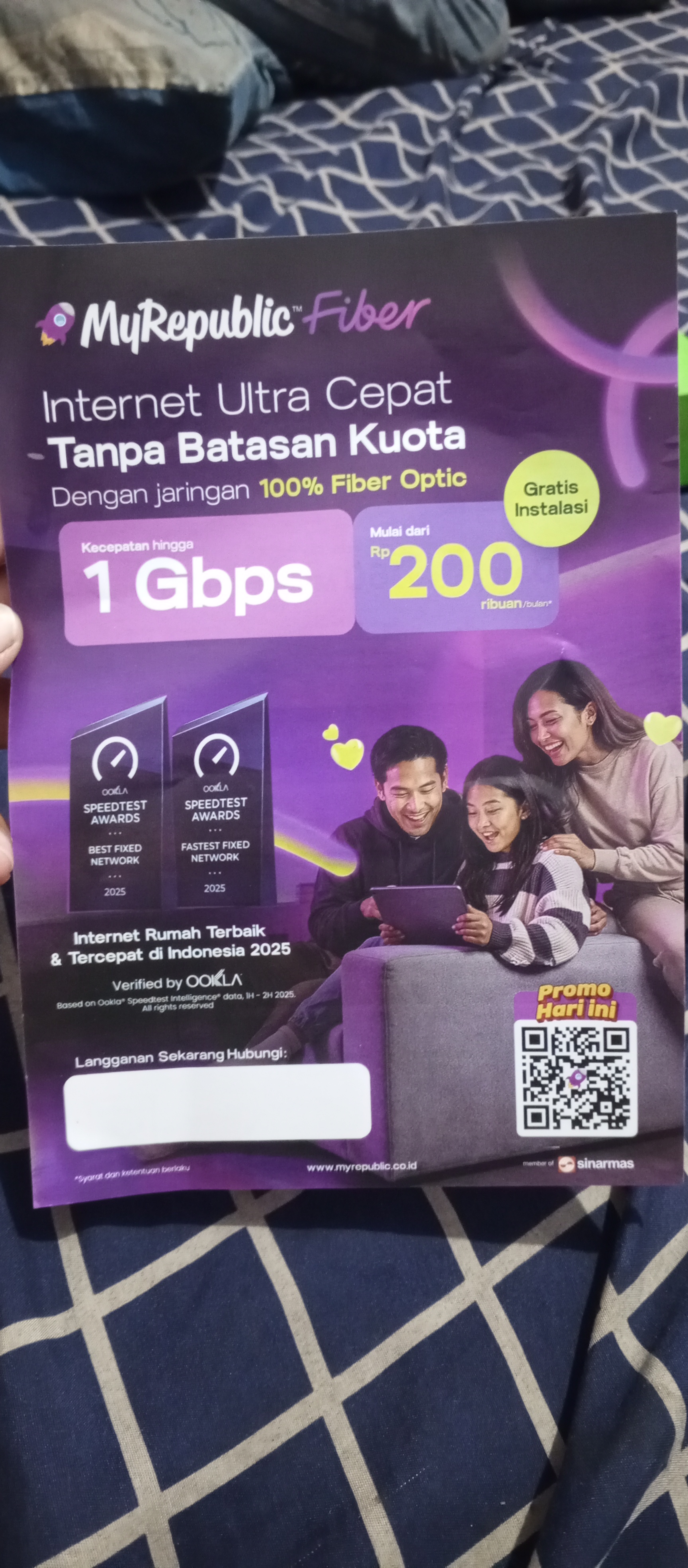 Brosur Fisik Depan MyRepublic